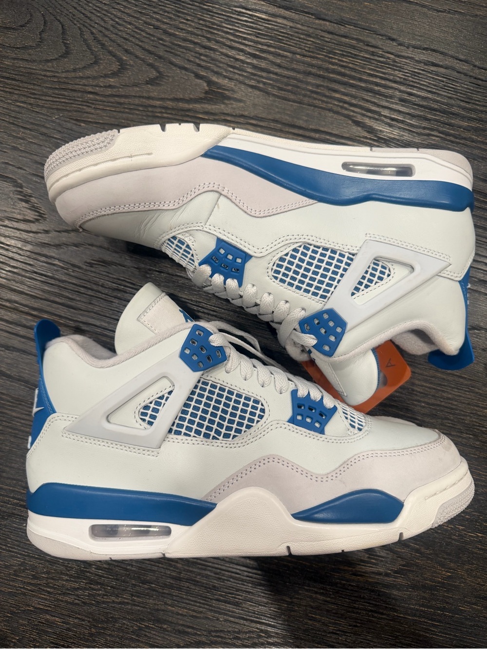 Jordan Air Jordan 4 Retro Men's Sneakers Size 8 Military Blue